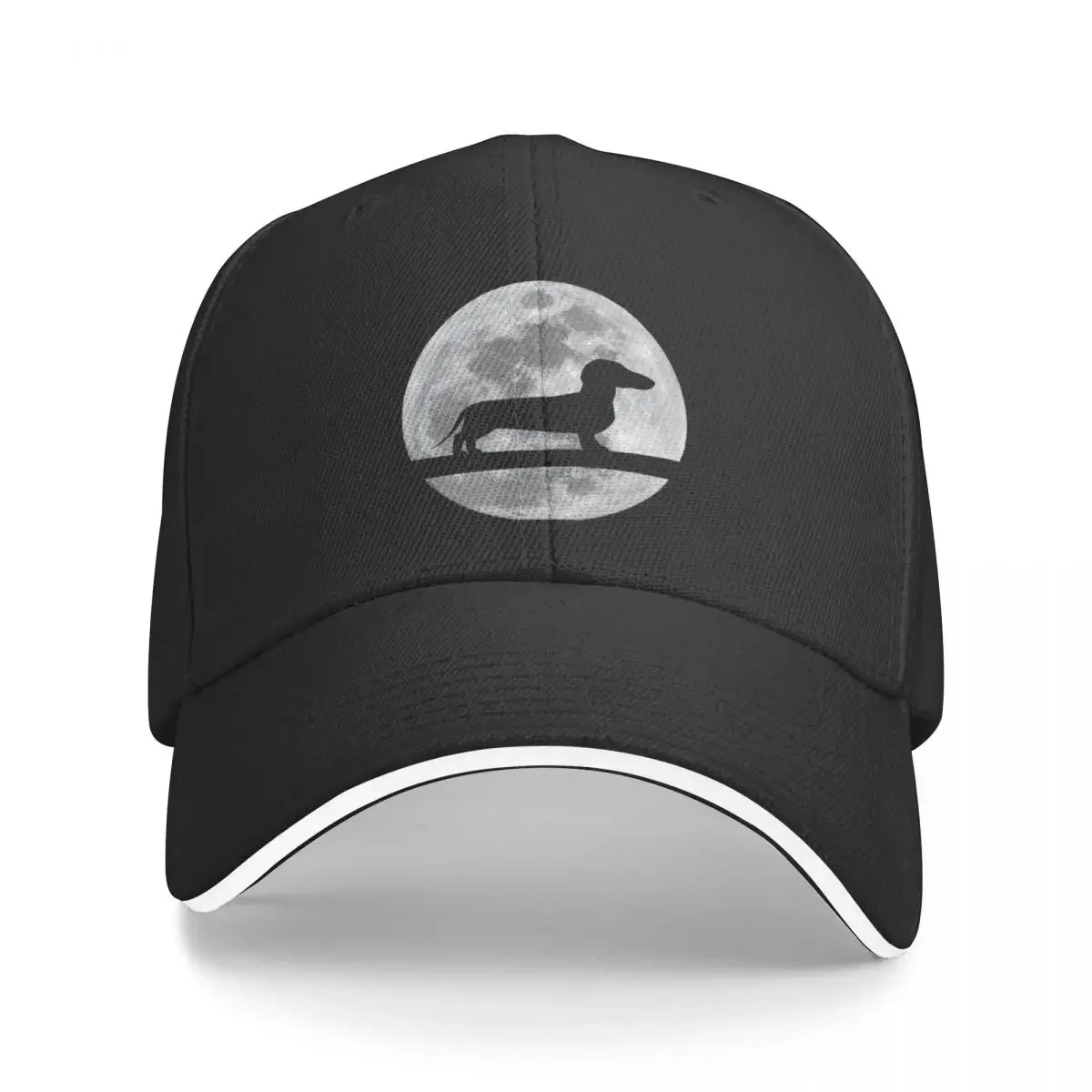 

Dachshund Dog Night Moon dachshund Lover Cap Baseball Cap Cap hat icon Hat female winter Men's