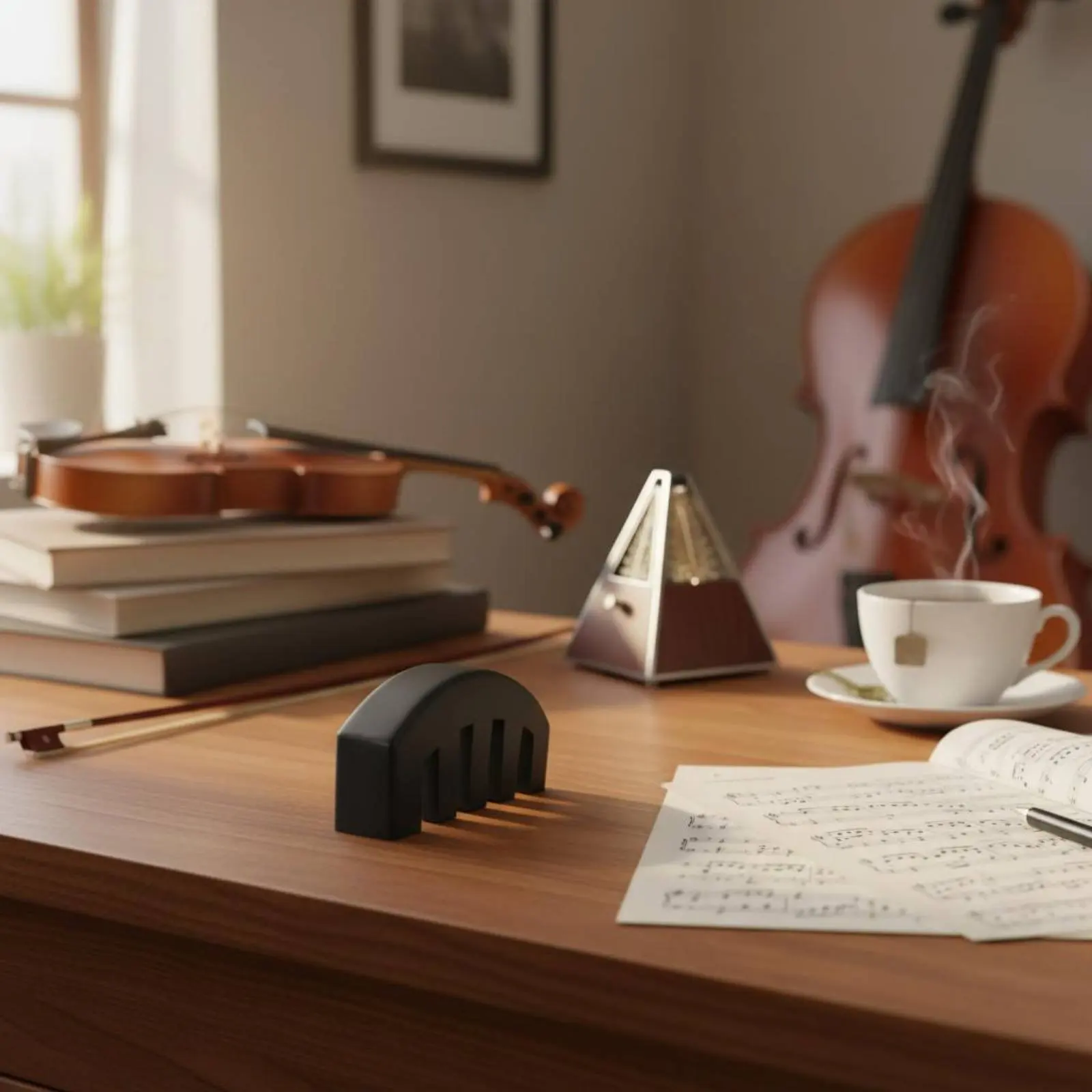 

Round Violin Mute Quiet Practice Rubber Violin Sound Dampener Cello Sound Dampener Preserves Tone for Students