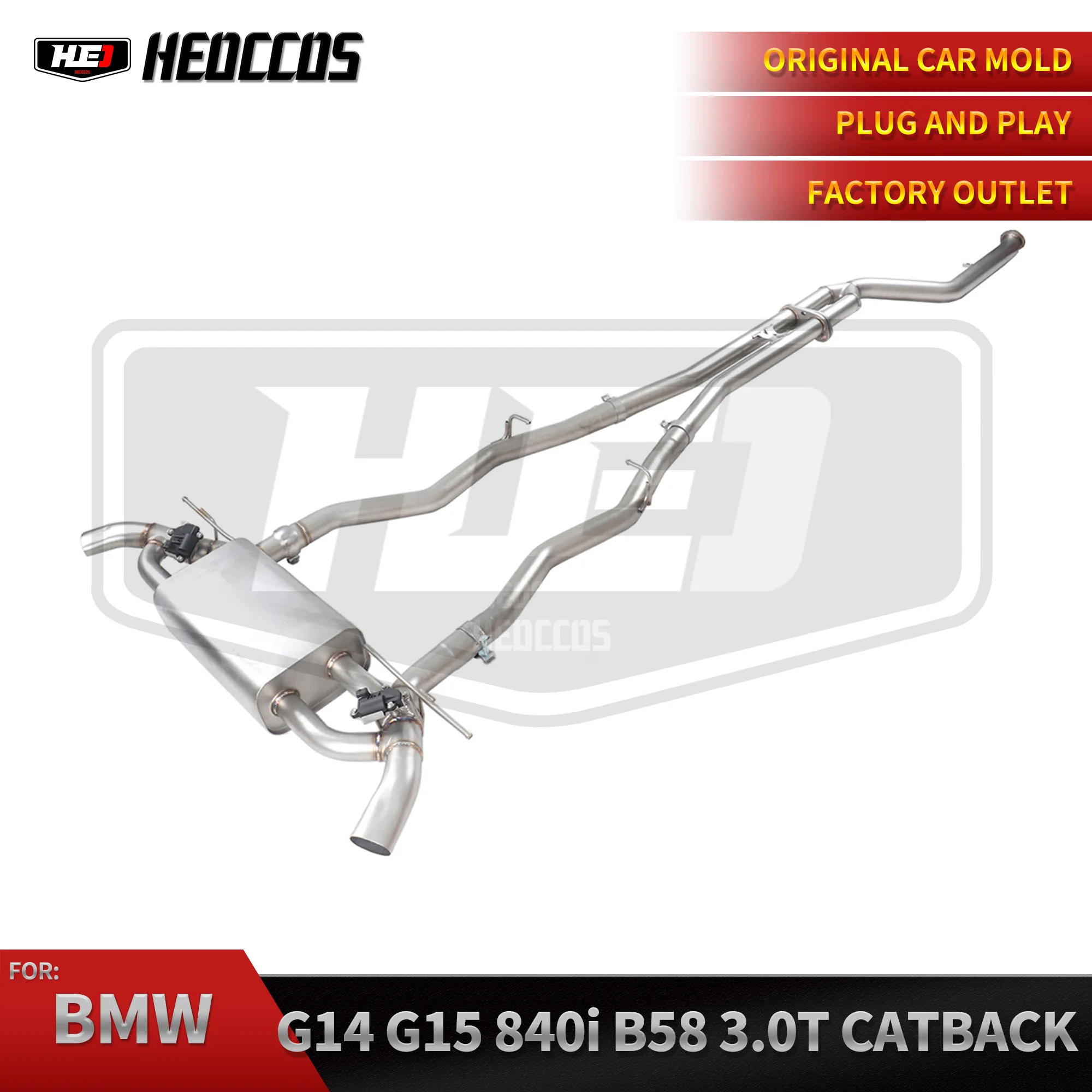 

HEO Exhaust Catback For BMW 8 Series G14 G15 G15 840i B58 3.0t 2018+ Catback Valvetronic Exhaust