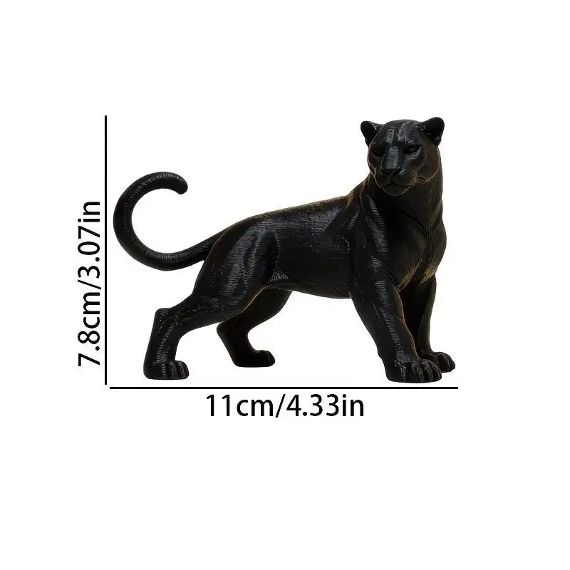 1 PCS 3D Printing Panther Statue For Desktop Decoration, Creative Gift, Car Dashboard Decoration, Home Decoration