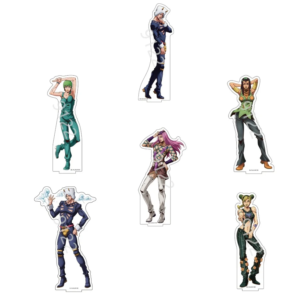 

Anime JoJo's Bizarre Adventure Acrylic Stand figure Stand Plate Cosplay Prop Decor Cartoons present Firend Christmas Gifts