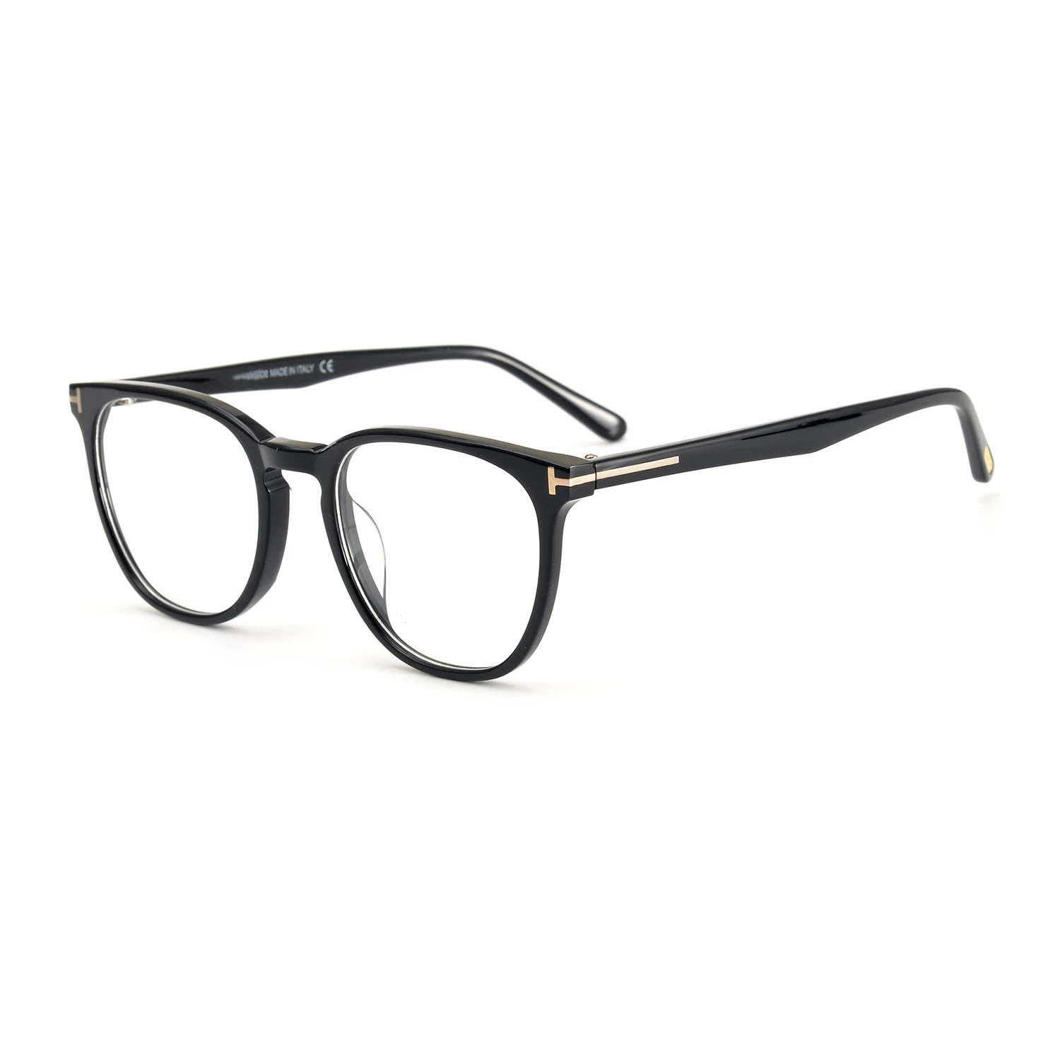 YIMARUILI-Gafas de acetato Retro redondas para hombre y mujer, anteojos de lujo a la moda, gafas graduadas ópticas, marcos, TF5506