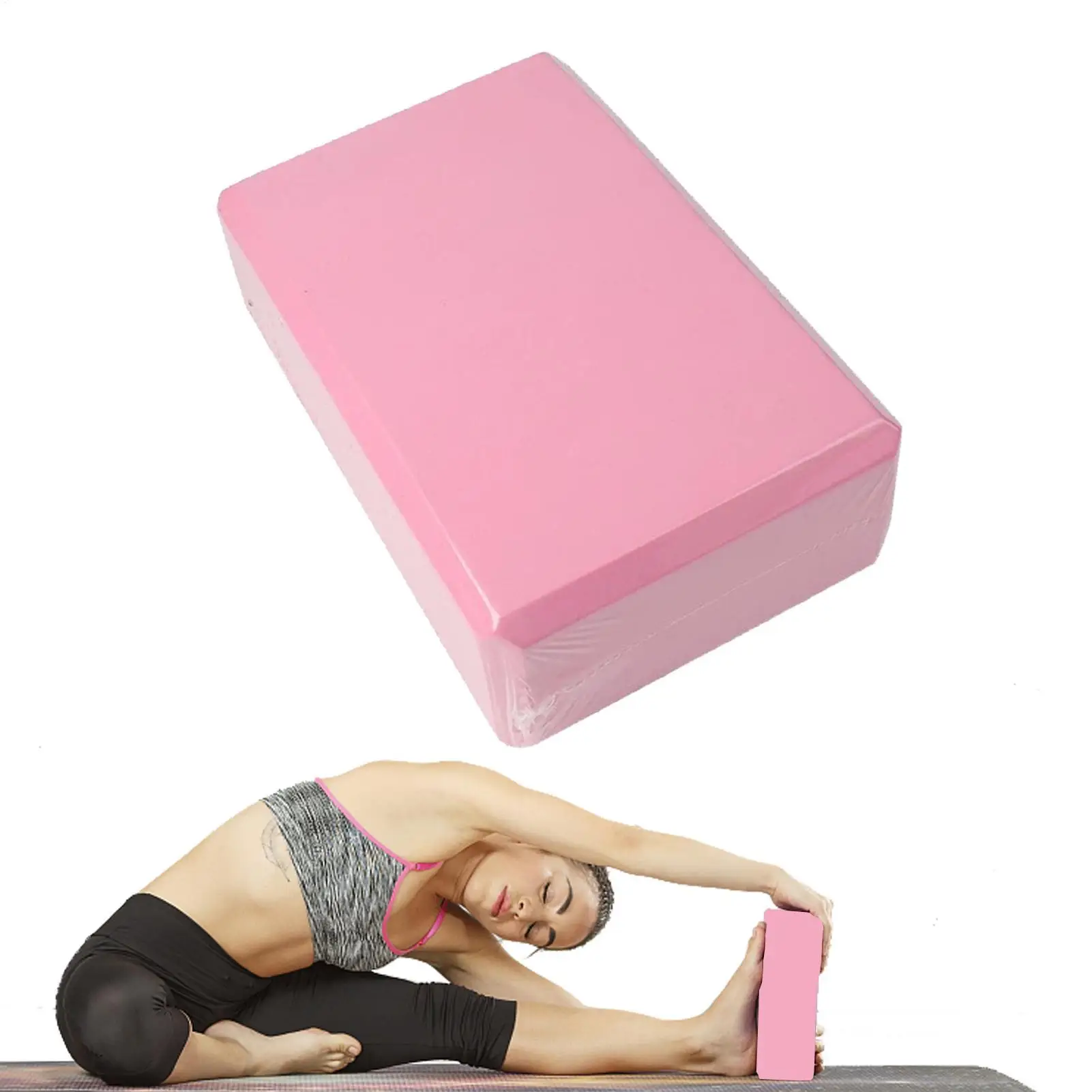 Yoga Building Blocks Cubes Pilates Bricks Reinforcement Mats Exercise Home Sports Supplies Exercise Eva