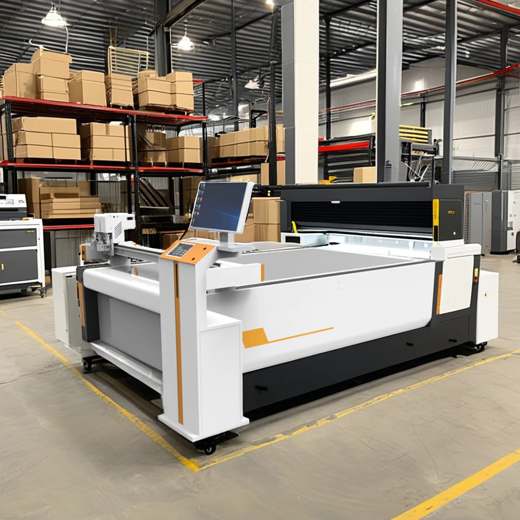 Cardboard Boxes Rigid Box CNC Oscillating Knife Cutting Machine with Eva Insert Packaging Box
