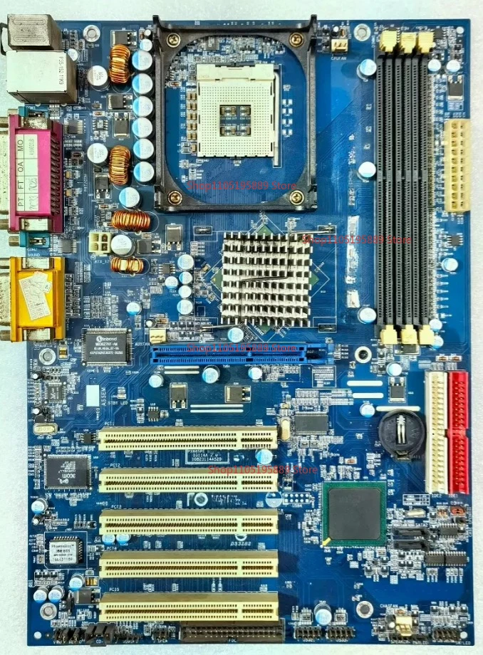 For Qingyun PX865PE Lite Pro Old Main Board Support P4 Old Platform 478 Pins