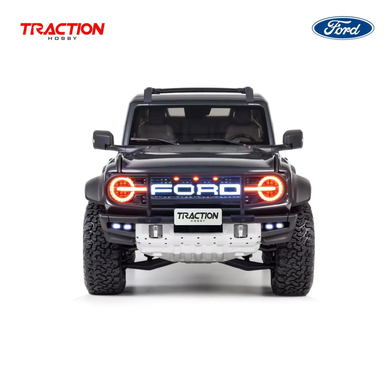 KM Thunder God 1/8 Scale Simulated  Mustang Raptor Remote Control Electric Climbing Off-Road Vehicle with Differential Lock