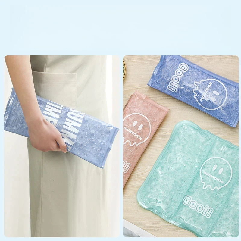 Ice Pad Summer Cooling Gel Waterproof PVC Cool Seat Cushion Car Office Chair Nap Cooling Mat No Water Needed