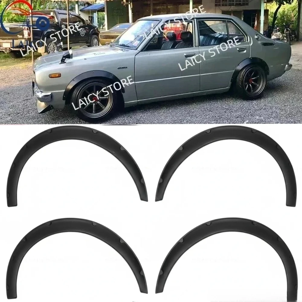 

LAICY Car Wheel Arch Fender Flares For T0yota Corolla Mudguard Mud Splash Guard Wheel Eyebrow Extra Wide Body Kit Black
