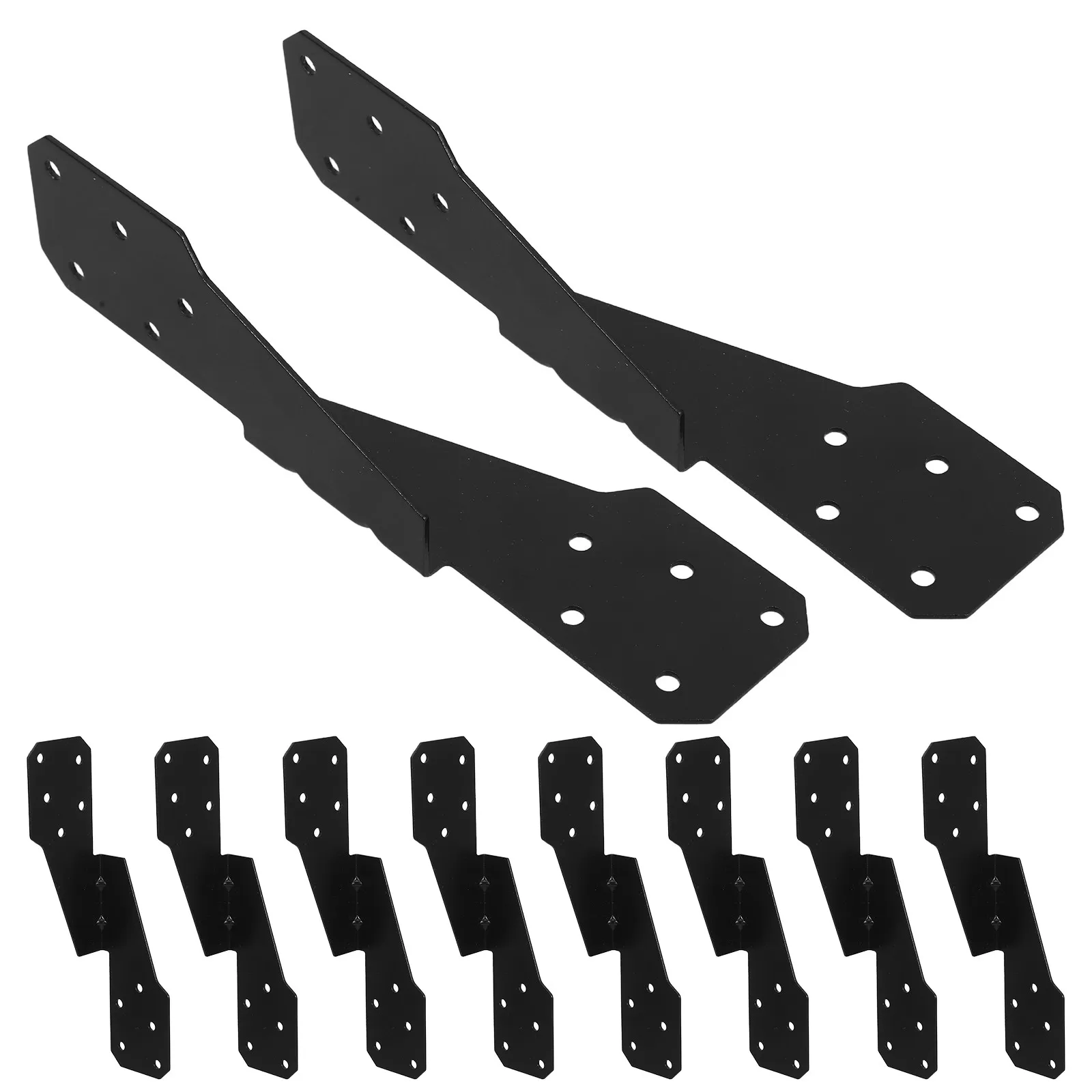 

10 шт. усиленных креплений для крепления кровли к каркасу, зажимы для балок, кронштейны для кровельных конструкций домов, ферм и сараев