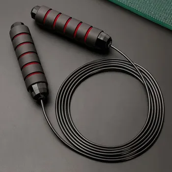 The New Jump Rope Steel Wire Skipping Exercise Adjustable Jumping Fitness Workout…