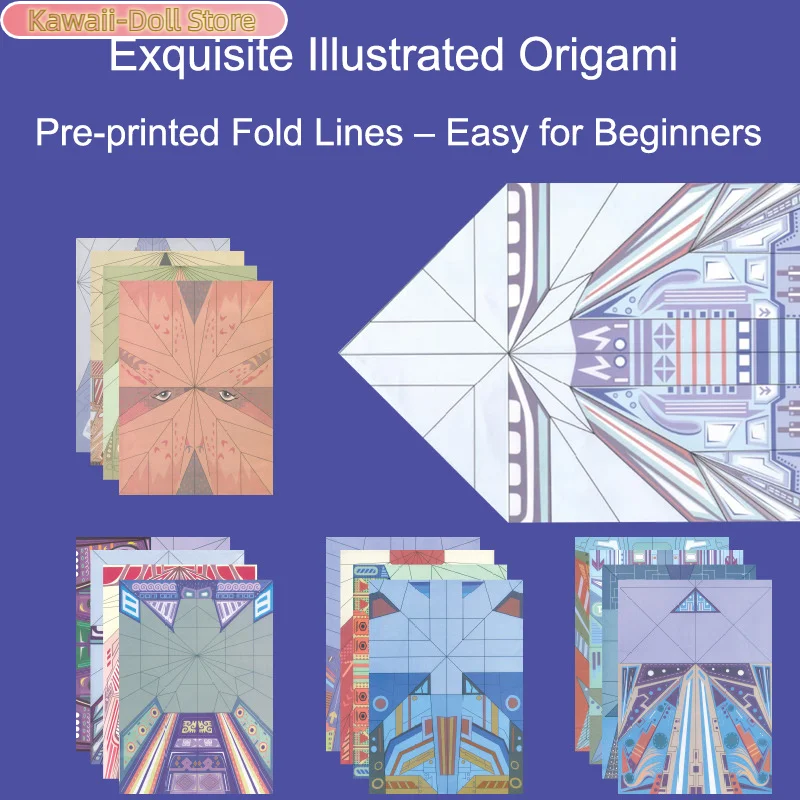 Encyklopedia Origami dla początkujących dla dzieci 3D kolorowy papierowy samolot składany kreatywna klasyczna zabawka DIY dla dzieci