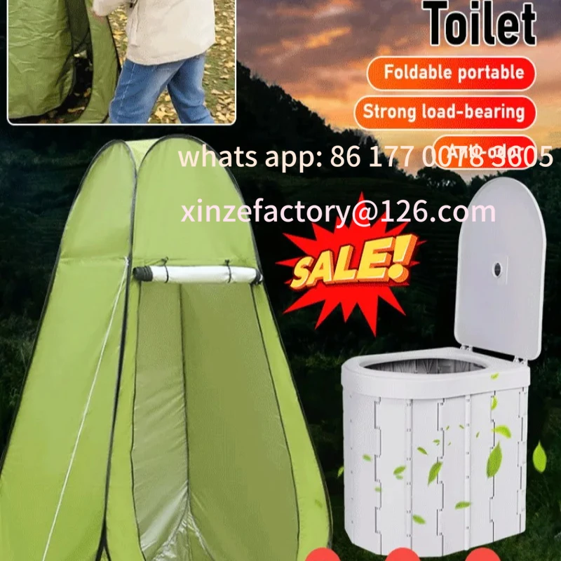 

Customizable Car Portable Folding Toilet Travel Accessories Emergency Portable Toilet Outdoor Car Portable Toilet
