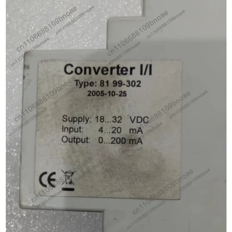Converter, Model 8199-302, Input 4-20mA, Output 0-200mA, Voltage 18-32VDC, Tested OK