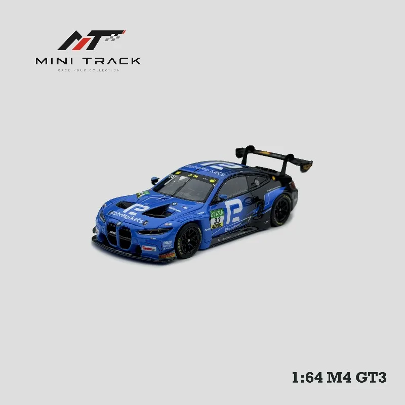 MINI TRACK 1:64 BMW M4 GT3 Race Car Highly‑detailed Die‑cast Alloy Car Model Static Display For Car‑model Enthusiasts
