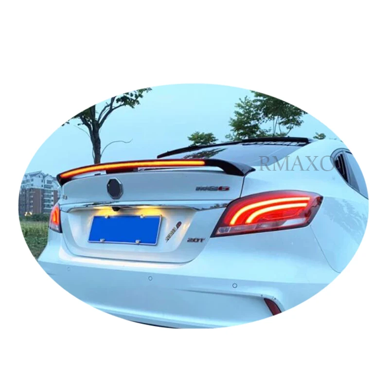 For morris garages MG6 Spoiler 2017-2018 lDK ABS Material Car Rear Wing Primer Color Rear Spoiler For MG 6 Spoiler