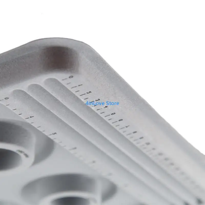 

T4MD Bead Board Design Beading Board Tray DIY Craft Tool Round Shaped Channels