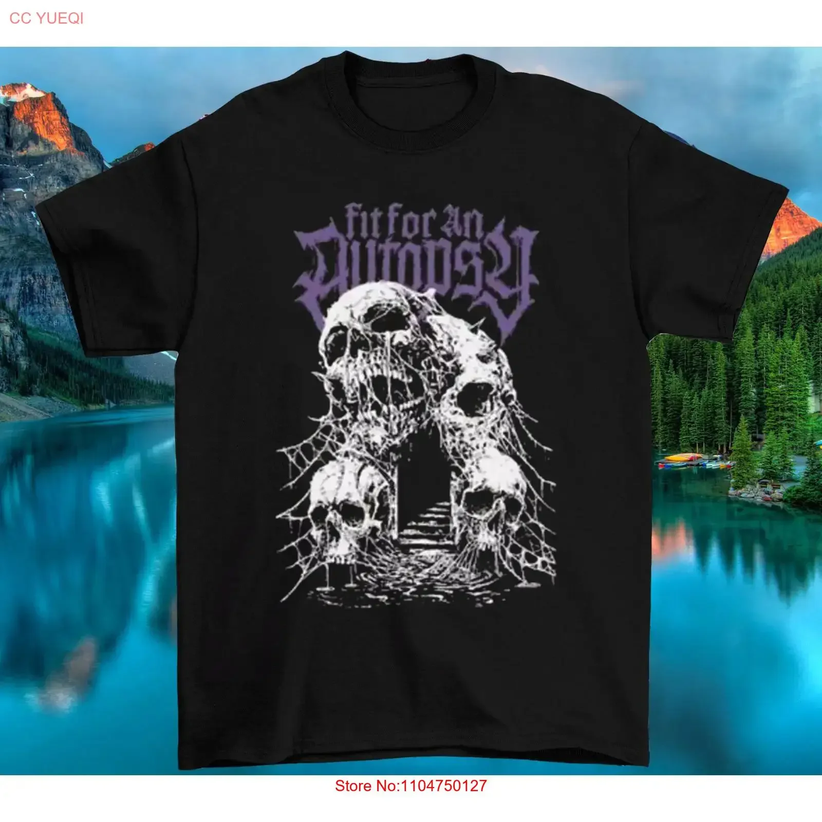 Fit For An Autopsy Band Black Color Full Size S 4XL T Shirt SG920 vintage Washed fashion homme Versatile Breathable Soft Unisex