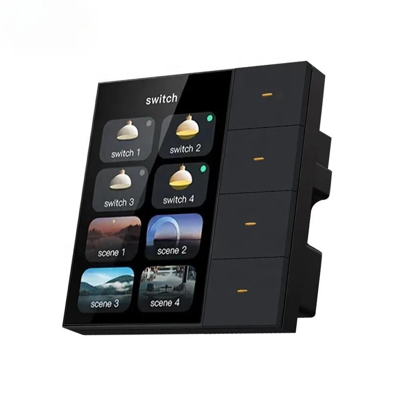 

Tuya Smart Lighting Curtain Scene Integrated Switch Dimming Controller Zigbee Central Control Screen Panel Home WiFi Wall Switch