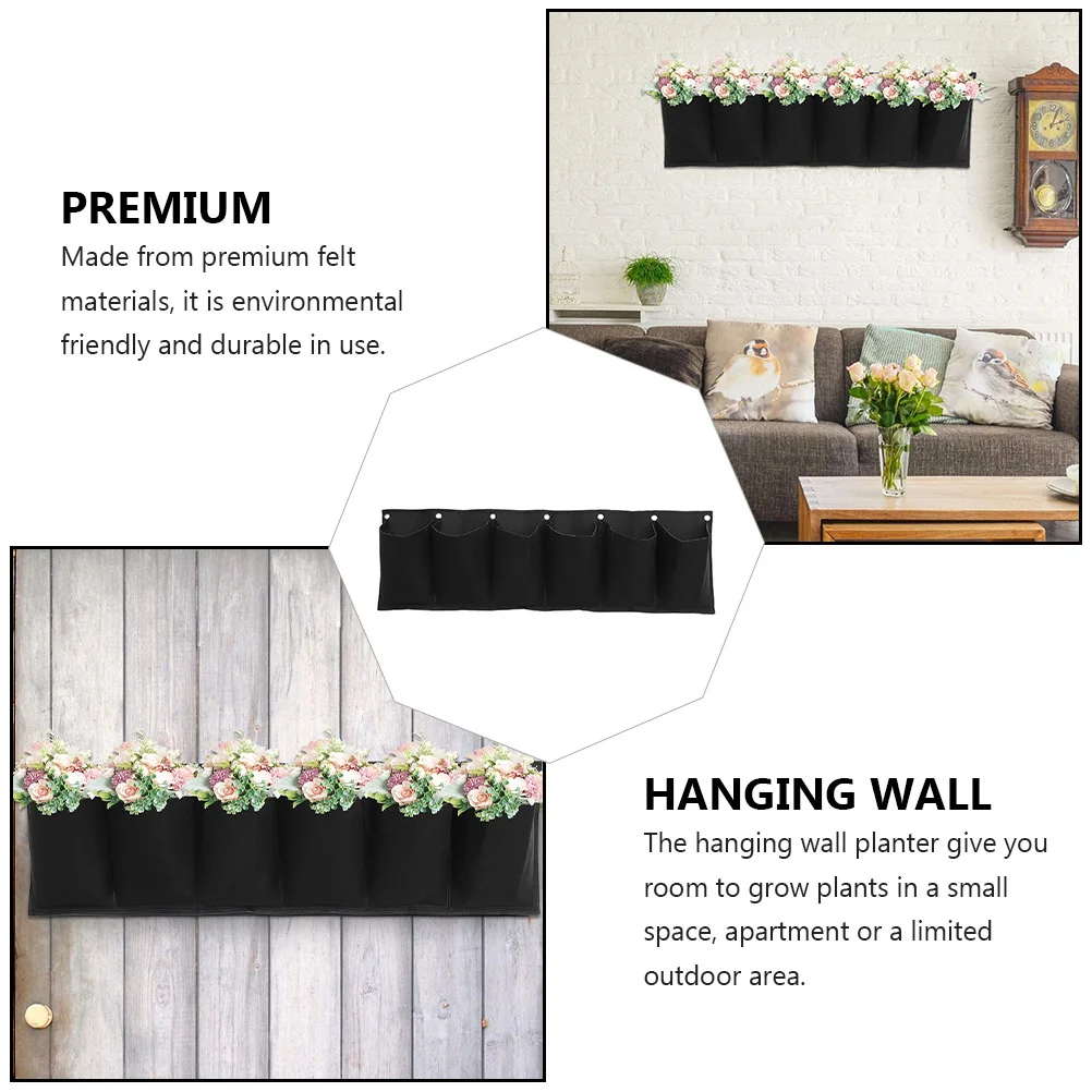 

2 шт. горизонтальный контейнер, подвесной плантатор, фетровый детский контейнер для трав, сада, стены, сумка для выращивания растений, сумка для растений