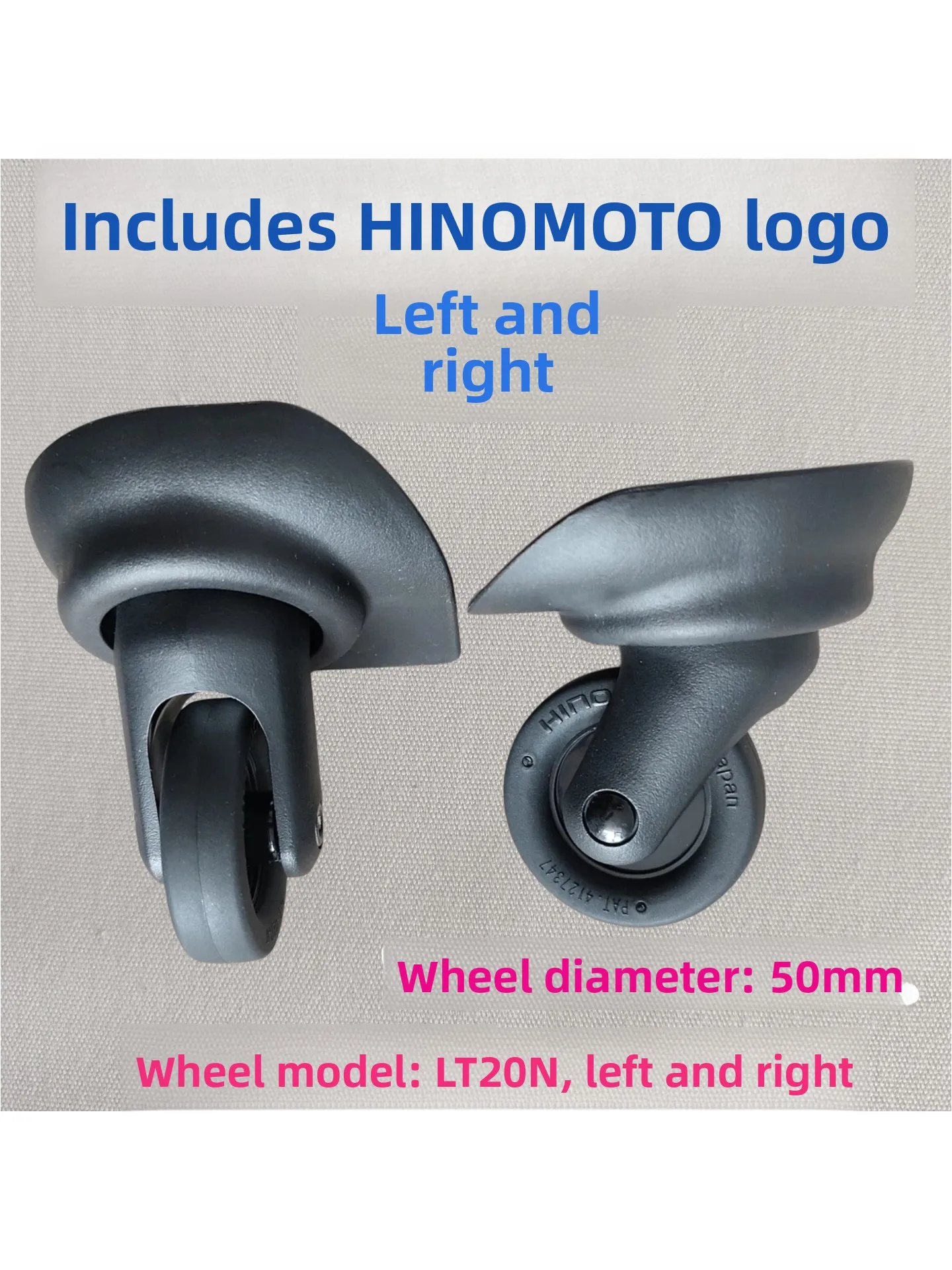 HINOMOTO Universal Wheels LT20N Luggage Wheel LTE30 Multi-directional Wheel LT20N Universal Tire Travel Suitcase Accessories