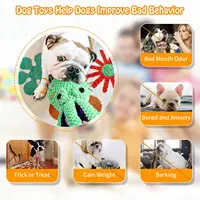 Squeaky Octopus Plush Dog Toy Indestructible Teething Chew Toy Interactive Sound Pet Stress Relief Boredom Toy for Dogs and Cats 5