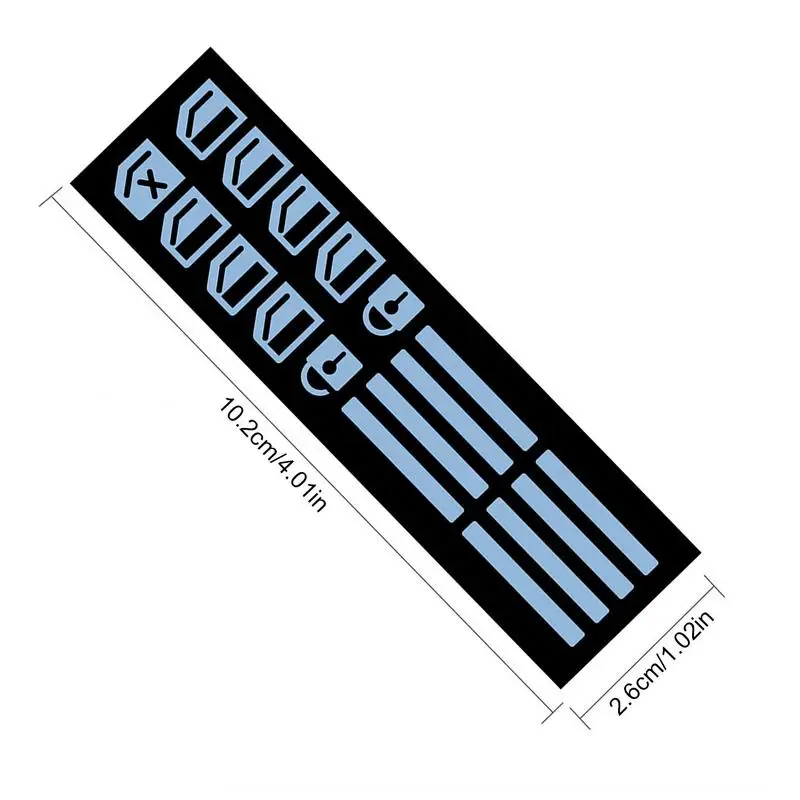 Nachtzichtstickers Universele Kunststof Autoruiten Bedieningspaneel Stickers Sterke Adhesie Auto Raam Lift Knop Sticker