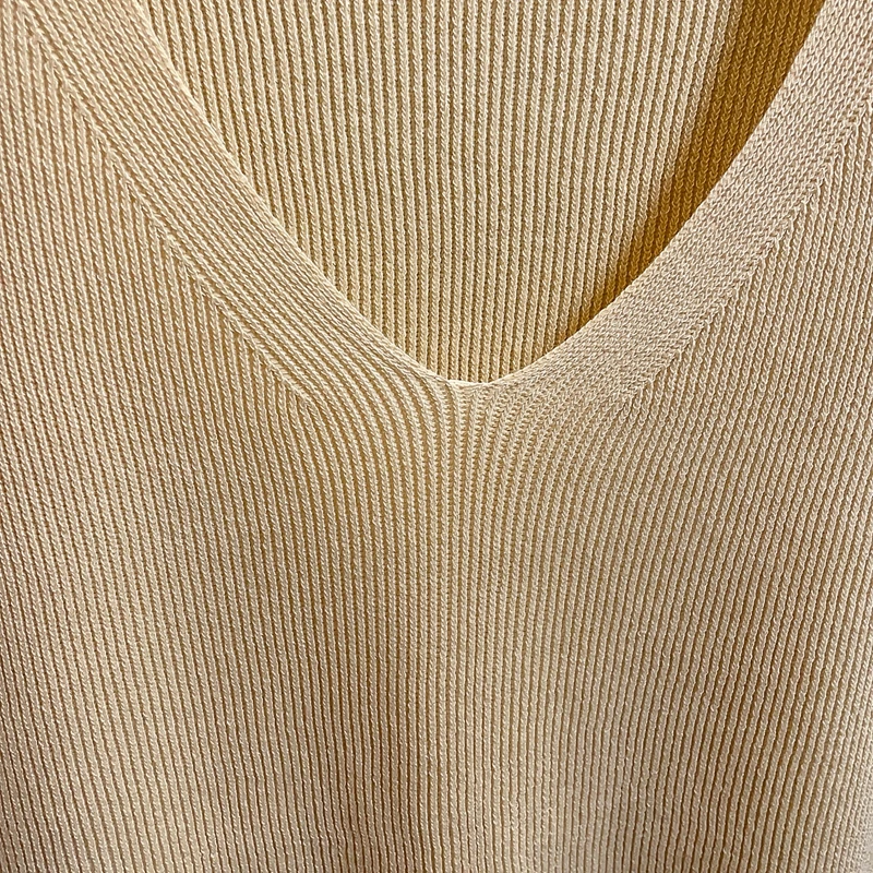 New 2024 Womens Tank Vest Ice Silk Knitted Sleeveless T-Shirt Slimming Belly Covering Bottoming Shirt Top Women