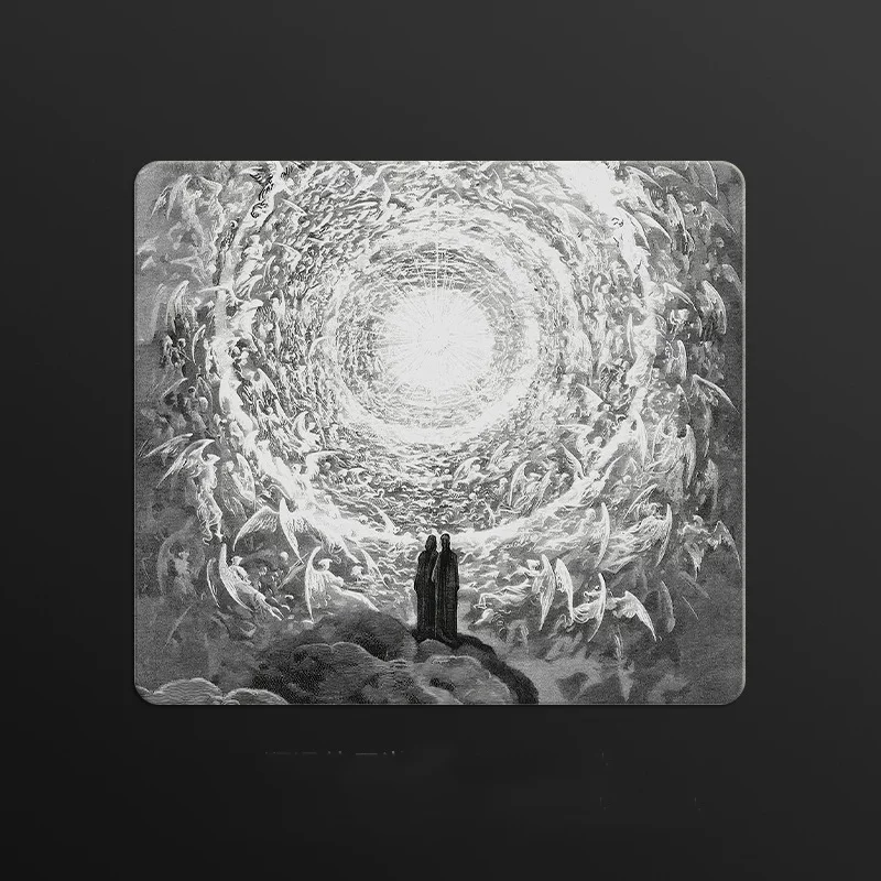 Retro Greek Mythology Flying Eagle Glass Mouse Pad Ee-sports Game Keyboard Office Girl Desktop Decoration Student Dormitory