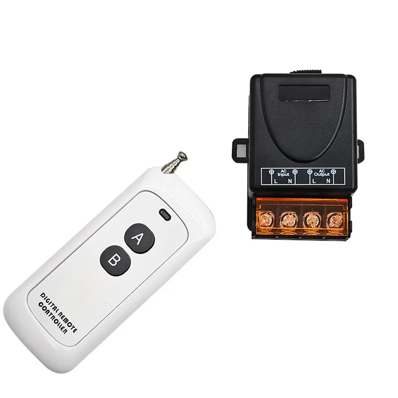 High Power 40A Wireless Remote Control Switch Wide Voltage 12V 24V 110V 220V 433Mhz EV1527 Relay Module
