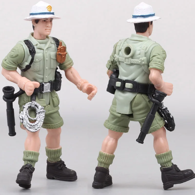1/18 3.75 Inch Doll Toy Multi-Jointed Action Figures Dummy Racer Soldier Police Pilot Military Simulation Model Figure Kids Gift