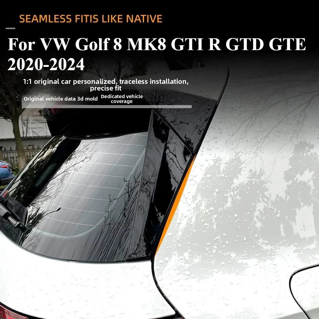

Для VW Golf 8 MK8 GTI R GTD GTE 2020-2024 Спойлер на заднее окно Крыло Каноты Сплиттер Накладка Внешний Стайлинг Аксессуары
