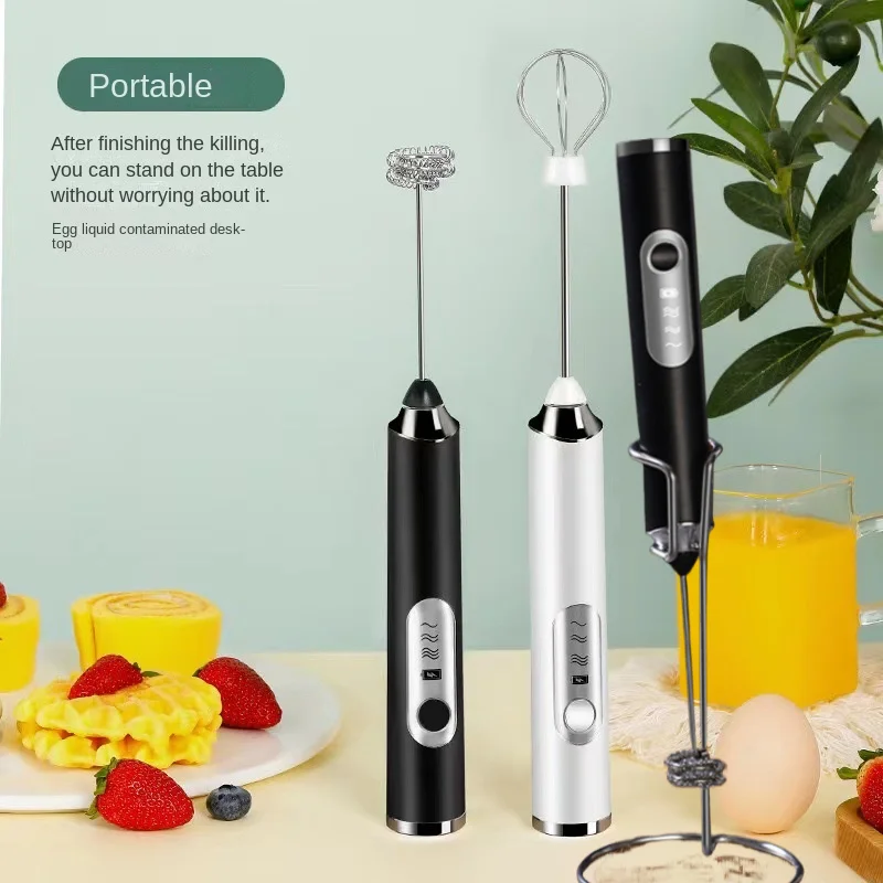 Ei Klopper Draadloze Elektrische Melk Fother Garde Usb Oplaadbare Handheld Koffie Blender Melkschudder Mixer Foamer Voedsel Blender