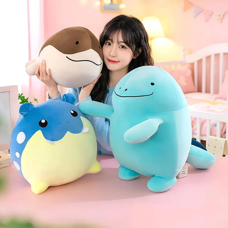 

30-70CM Pokemon Plush Big Size Spheal Cartoon Anime Quagsire‌ Plushies Dondozo Peluche Comfortable Soft Doll Children Toy Gifts