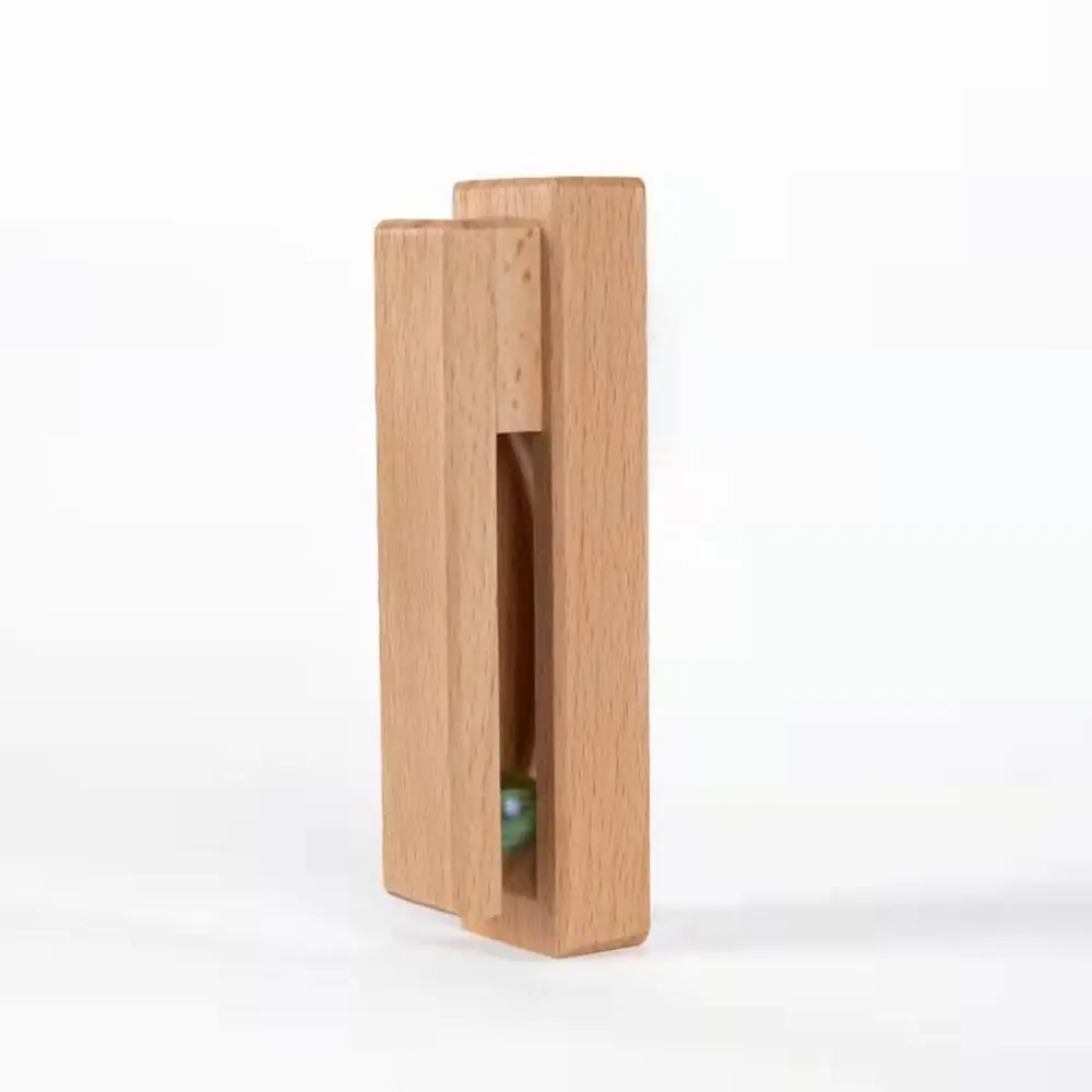 Accessories Wood Wooden Hook Strong Adhesive Punch Free Wood Wall Hook Coat Peg Door Hanger Key Decor Holder Hat