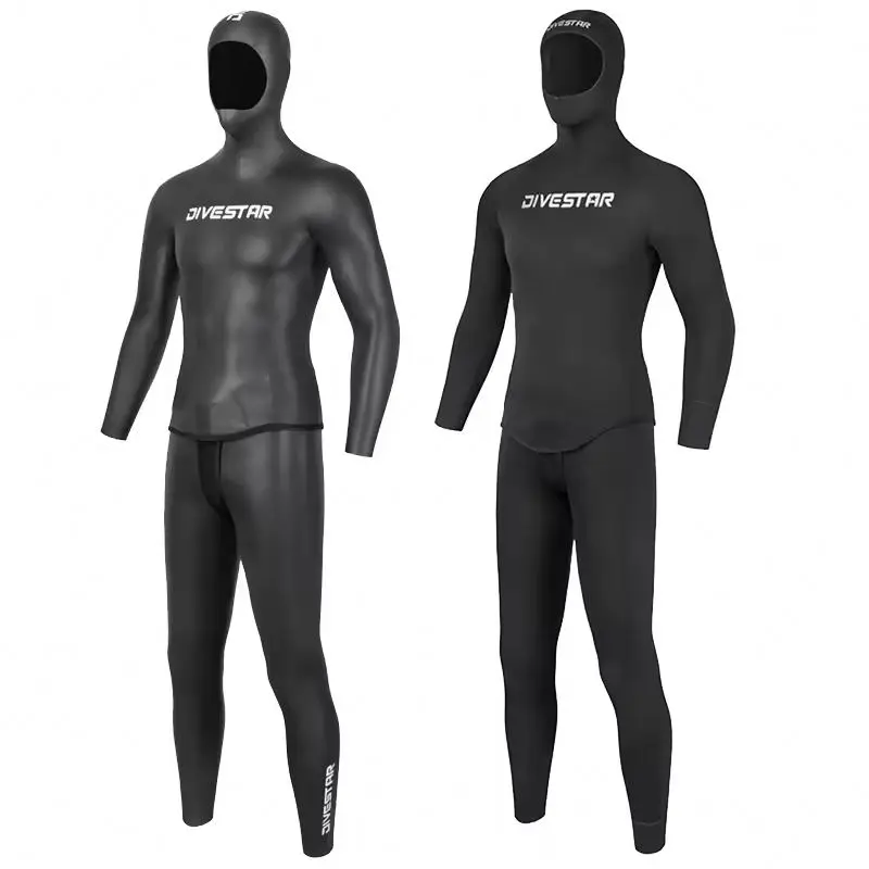 Traje de Neopreno Personalizable para Hombre de 3/4 mm, Traje de Buceo Impermeable para Surf y Natación, Estilo Drysuit, Talla Grande, Logotipo Frontal