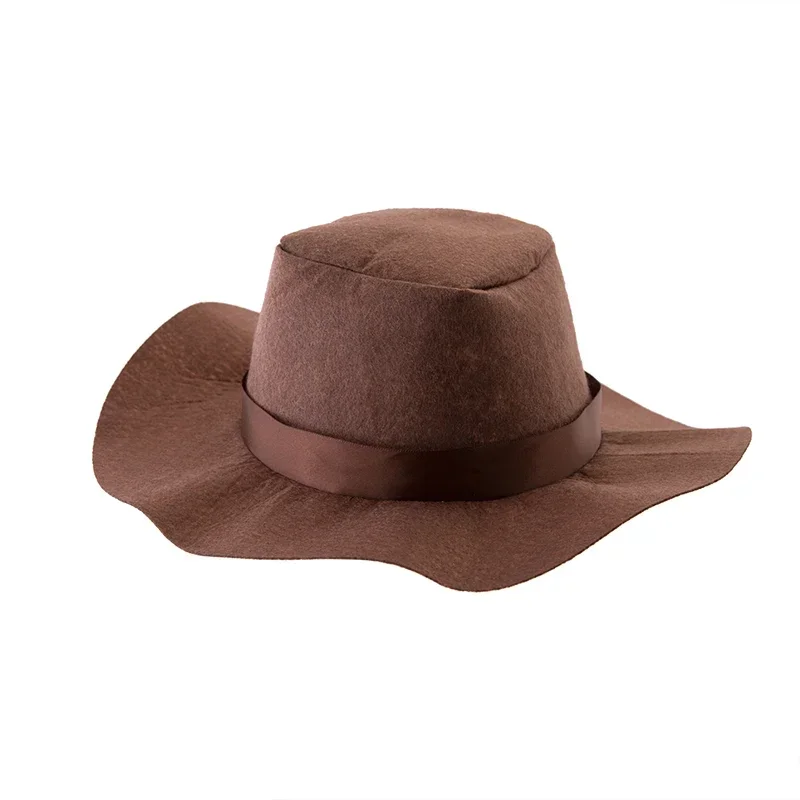 Bambini Cowboy Cowgirl Costumi Cosplay Halloween Per Bambini Ragazzi Gilrs Purim Mucca Cappelli per bambini Gioco di ruolo Costume Regali di fantasia per feste