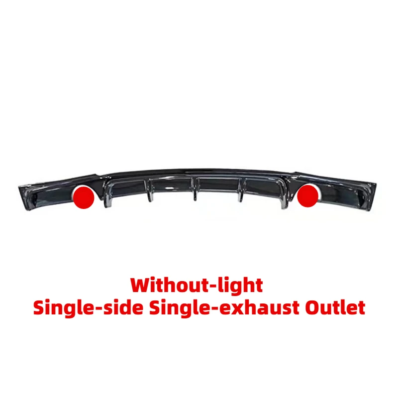 Achter Lip Diffuser Voor BMW 3 Serie F30 MT MP 2013-2019 Auto Achterbumper Spoiler Diffuser Lip met/zonder Remlicht Body Kits - afbeelding 1