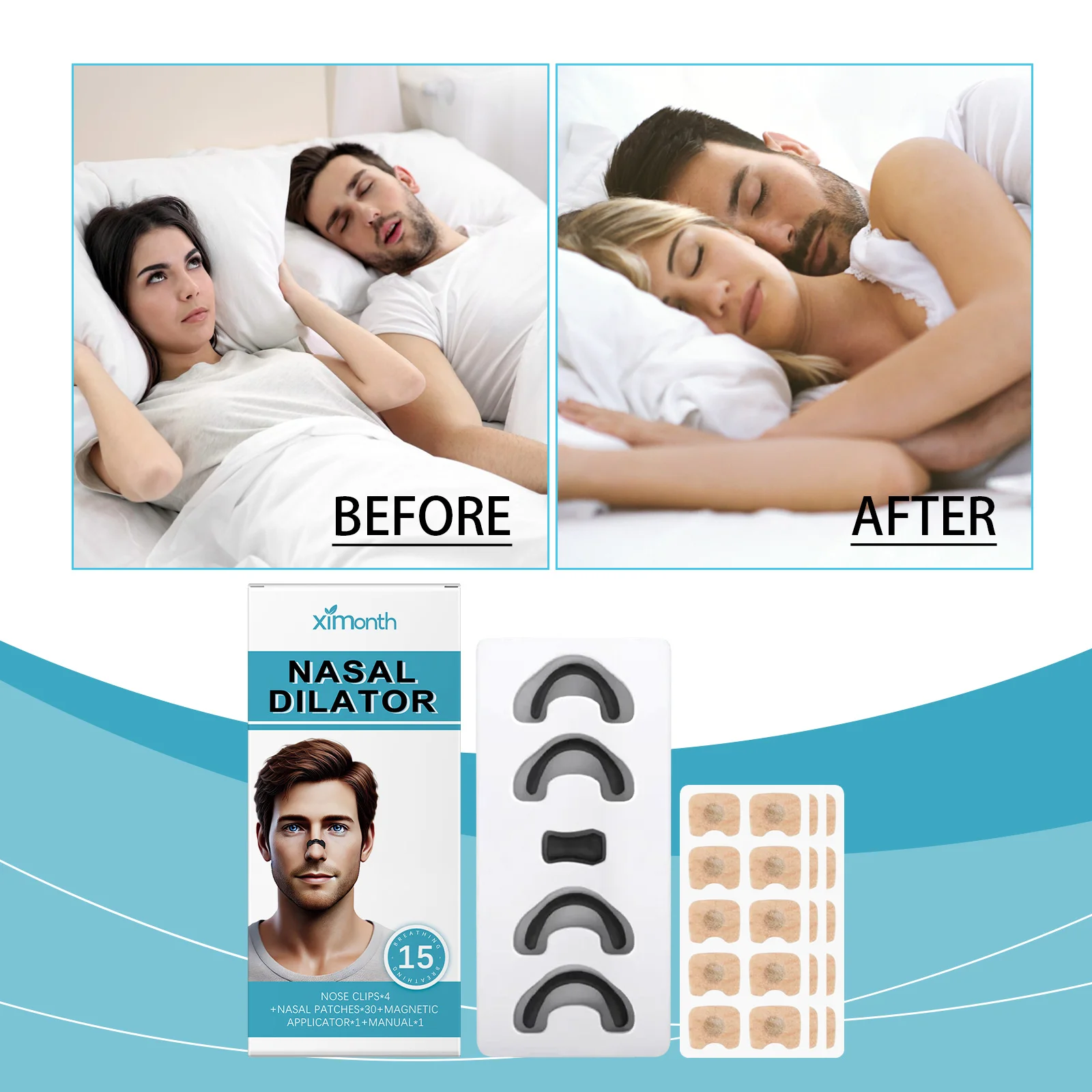 Anti-snoring kit, snore, sleep easy, quiet