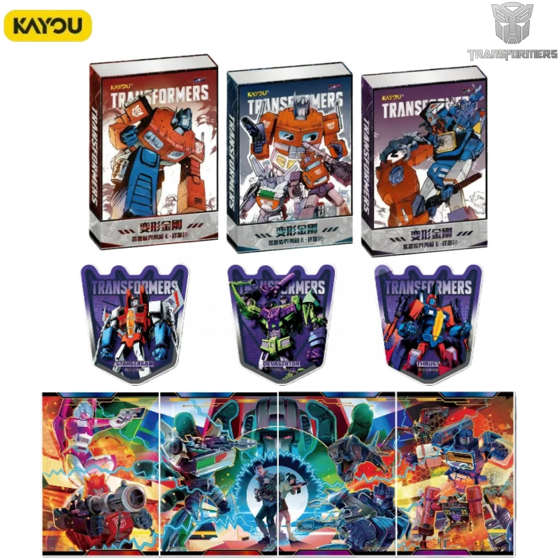 

KAYOU Genuine Transformers Energy Critical Collection Excess Pack Elite Pack Collection Card Anime Peripheral Gifts Original Box