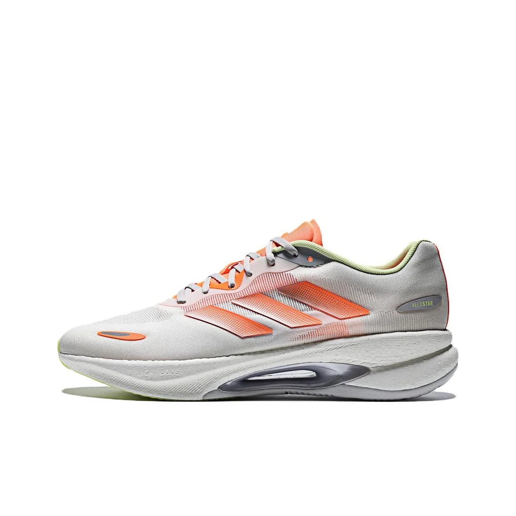 Adidas VELOSTAR Running Shoes Unisex White Orange KZ6411