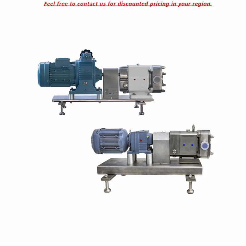 

DONJOY Ketchup Lobe Pump CE Rotary Food Beverage Industry Gear Pump Honey Syrup Pump