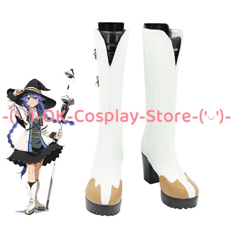 

Roxy Cosplay Shoes Anime Mushoku Tensei：Jobless Reincarnation Cosplay Prop PU Leather Shoes Halloween Carnival Boot Custom Made