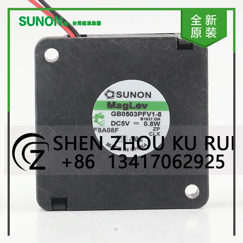

New original Sunon 12V 24V 48V DC 5V 0.8W AC EC 3010 30X30X10MM 3CM Micro silent blower Inverter 2-wire GB0503PFV1-8 cooling fan