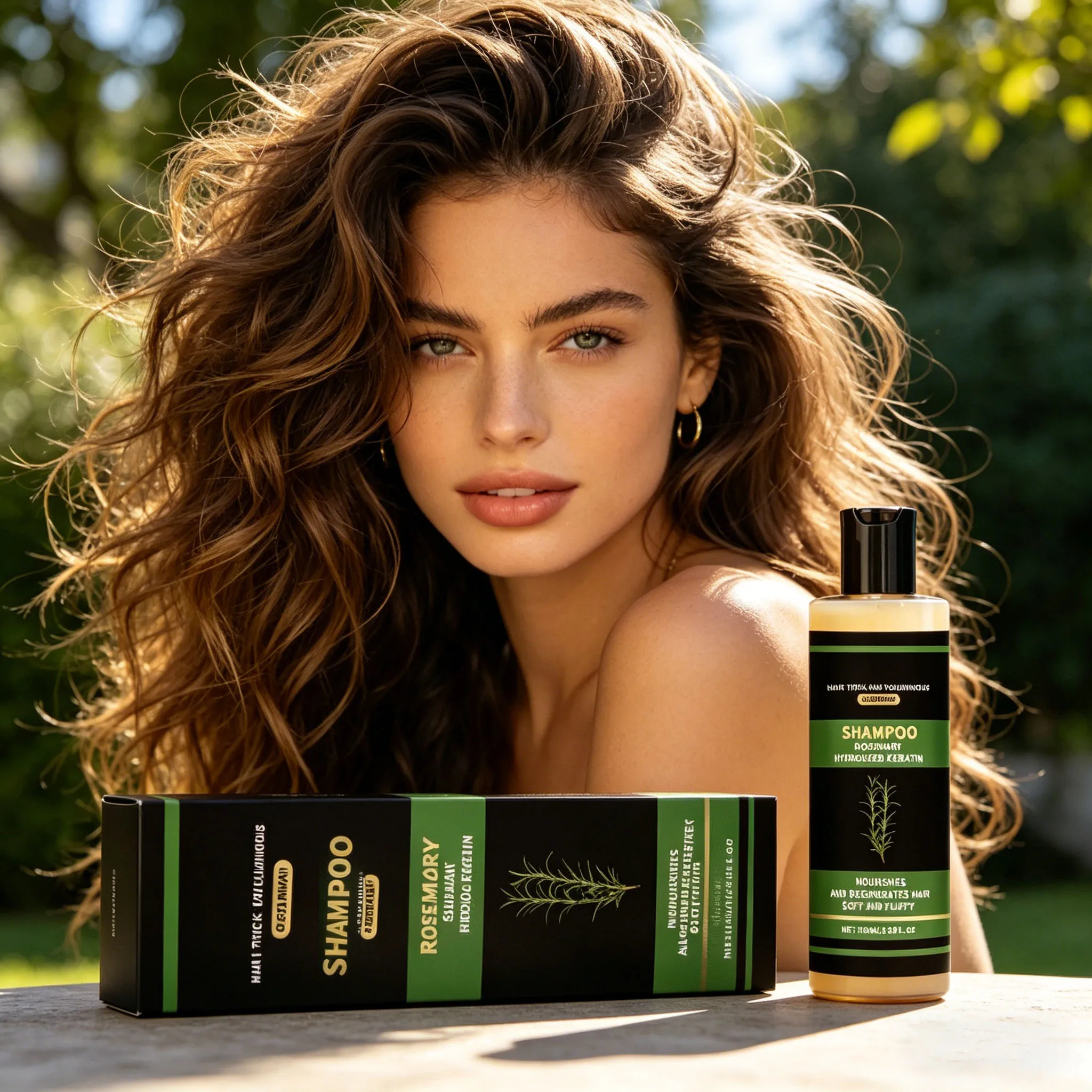 

Rosemary Keratin Shampoo Deep Cleaning Follicles Oil Control Nourish Repair Damaged Hair Anti Breakage Smooth Fluffy Daily Care