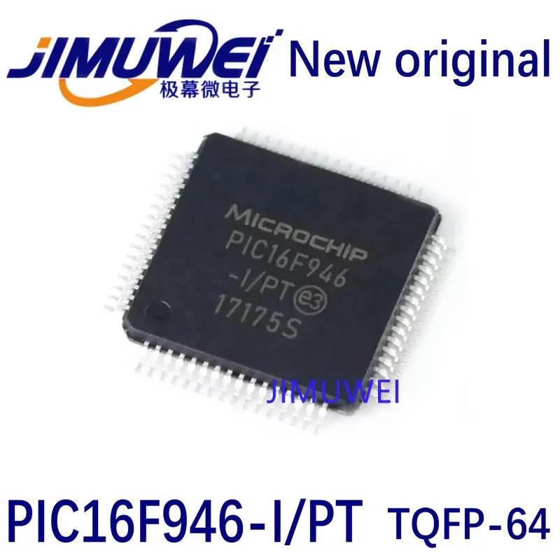 PIC16F946-I/PT TQFP-64 SMT 8-bit microcontroller 100%New and Original