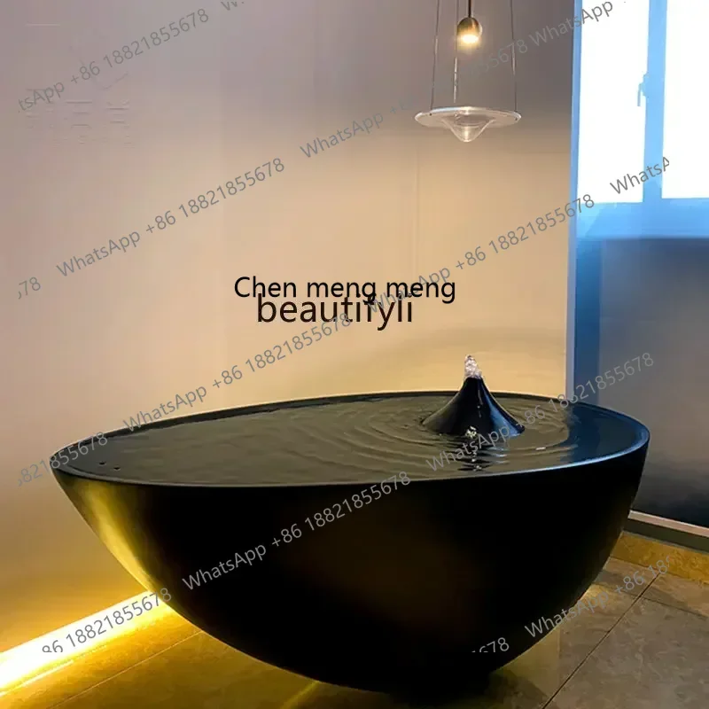 scn8617 yj Creative Zen Fountain Decoration Water Drop Landscape Waterscape Sketch Simple Modern Flowing Water Ornaments