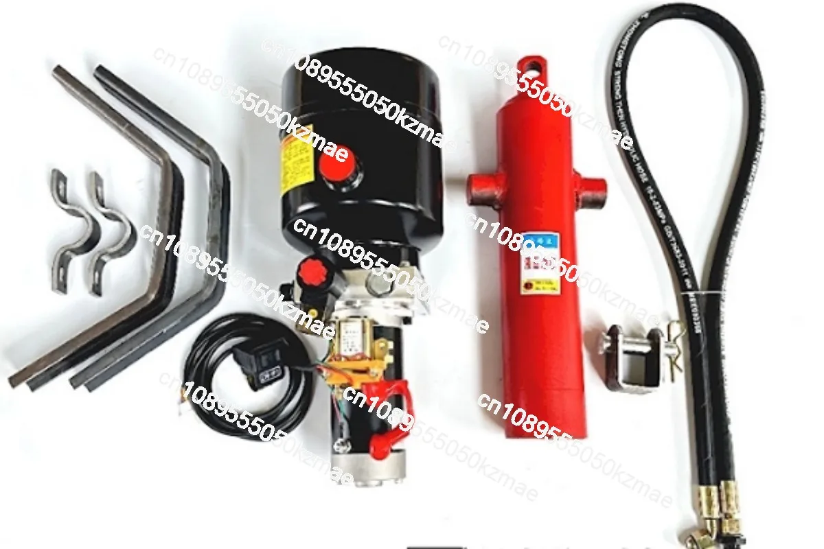 Self-unloading hydraulic modification parts/suitable   1.2-1 tricycle kit electronically controlled lifting 12V/24V/48V/60V/72V