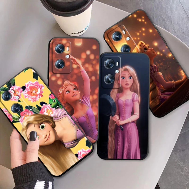

Disney Rapunzel Princess For OPPO Find X6 X5 X3 A54S A5 A94 A16 A53S A57 A74 A72 A98 A78 A96 A9 5G Black TPU Phone Case
