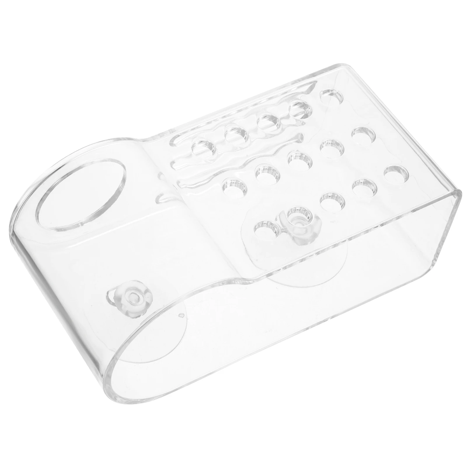 

Transparent Kitchen Sink Sponge Holder Suction Cup Drain Rack Soap Hanger Multi-functional Storage Cute Portable Punch Free