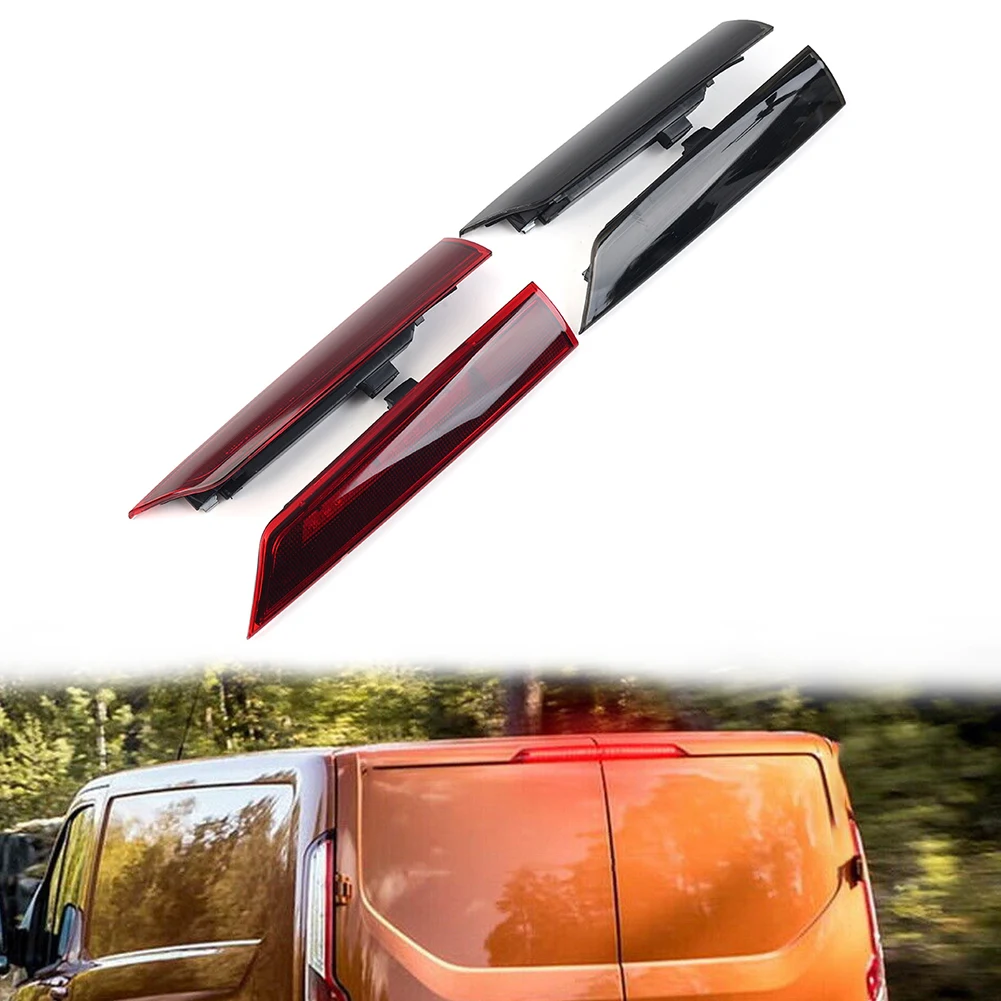 2Pcs Car High Level Rear Third Brake Stop Light For  Transit Tourneo Custom 2012-2021 Black/Red